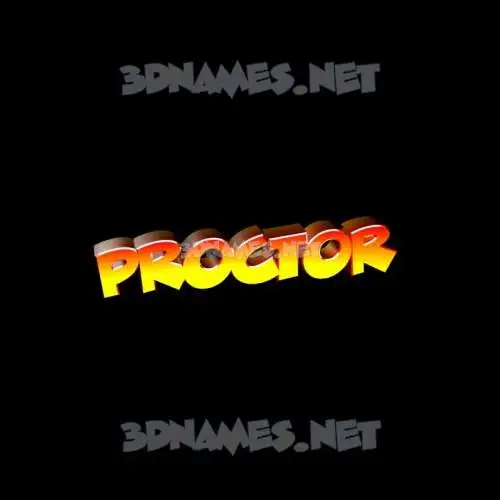 proctor in Black Background style - 3D name wallpaper proctor in Black Background style - 3D name wallpaper