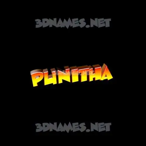 punitha in Black Background style - 3D name wallpaper punitha in Black Background style - 3D name wallpaper