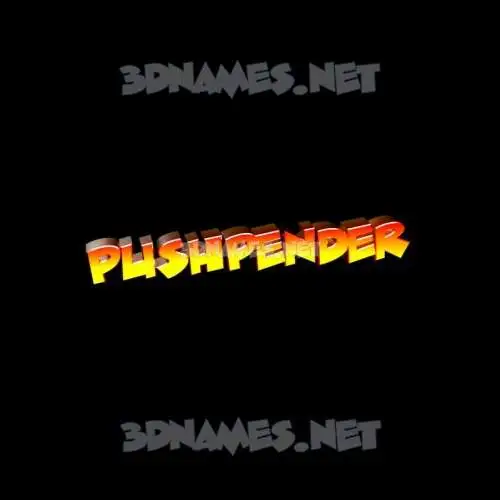 pushpender in Black Background style - 3D name wallpaper pushpender in Black Background style - 3D name wallpaper