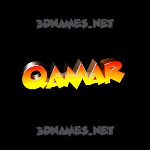 qamar in Black Background style - 3D name wallpaper qamar in Black Background style - 3D name wallpaper