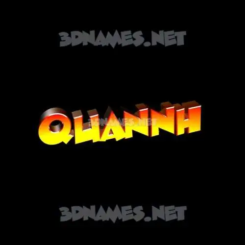quannh in Black Background style - 3D name wallpaper quannh in Black Background style - 3D name wallpaper