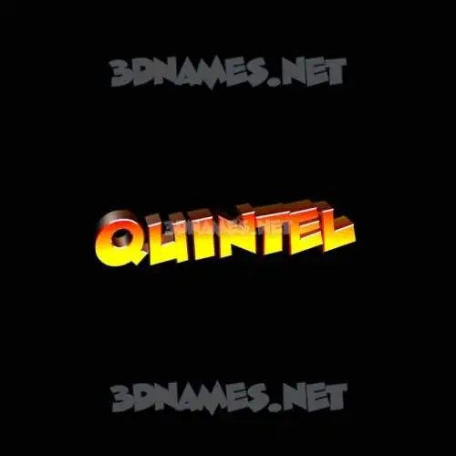 quintel in Black Background style - 3D name wallpaper quintel in Black Background style - 3D name wallpaper