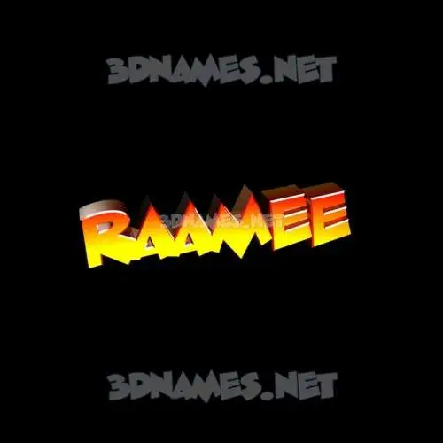 raamee in Black Background style - 3D name wallpaper raamee in Black Background style - 3D name wallpaper