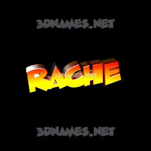 rache in Black Background style - 3D name wallpaper rache in Black Background style - 3D name wallpaper