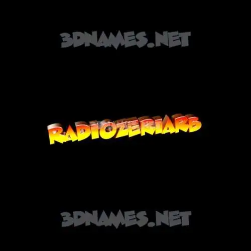 radiozeriarb in Black Background style - 3D name wallpaper radiozeriarb in Black Background style - 3D name wallpaper