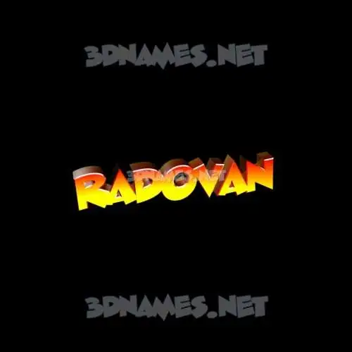 radovan in Black Background style - 3D name wallpaper radovan in Black Background style - 3D name wallpaper