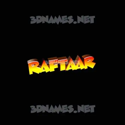 raftaar in Black Background style - 3D name wallpaper raftaar in Black Background style - 3D name wallpaper
