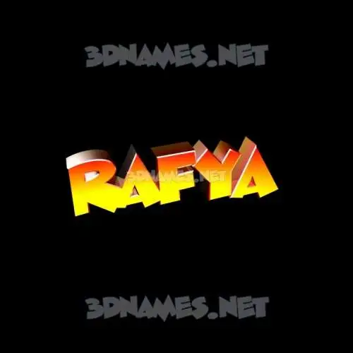 rafya in Black Background style - 3D name wallpaper rafya in Black Background style - 3D name wallpaper