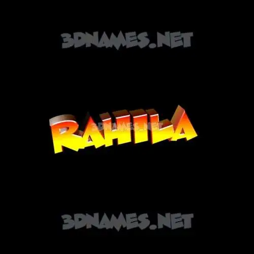 rahila in Black Background style - 3D name wallpaper rahila in Black Background style - 3D name wallpaper
