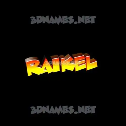 raikel in Black Background style - 3D name wallpaper raikel in Black Background style - 3D name wallpaper
