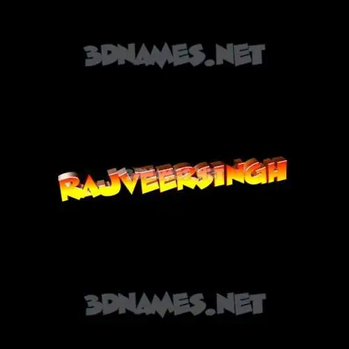 rajveersingh in Black Background style - 3D name wallpaper