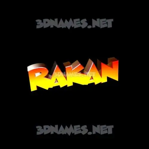 rakan in Black Background style - 3D name wallpaper rakan in Black Background style - 3D name wallpaper