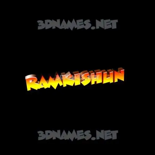 ramkishun in Black Background style - 3D name wallpaper ramkishun in Black Background style - 3D name wallpaper