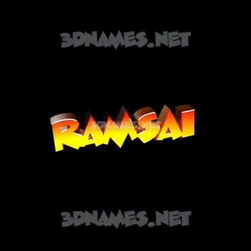 ramsai in Black Background style - 3D name wallpaper ramsai in Black Background style - 3D name wallpaper