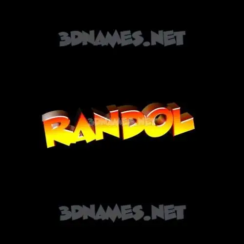 randol in Black Background style - 3D name wallpaper randol in Black Background style - 3D name wallpaper
