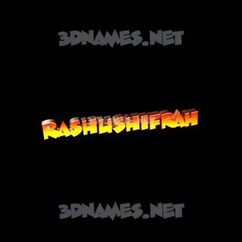 rashushifrah in Black Background style - 3D name wallpaper rashushifrah in Black Background style - 3D name wallpaper