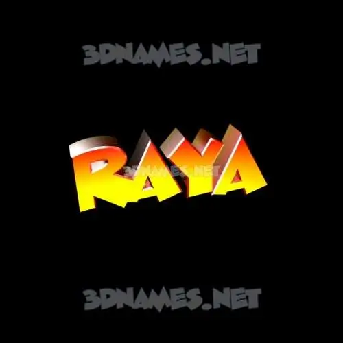 raya in Black Background style - 3D name wallpaper raya in Black Background style - 3D name wallpaper