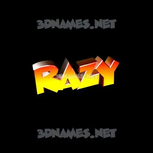 razy in Black Background style - 3D name wallpaper razy in Black Background style - 3D name wallpaper