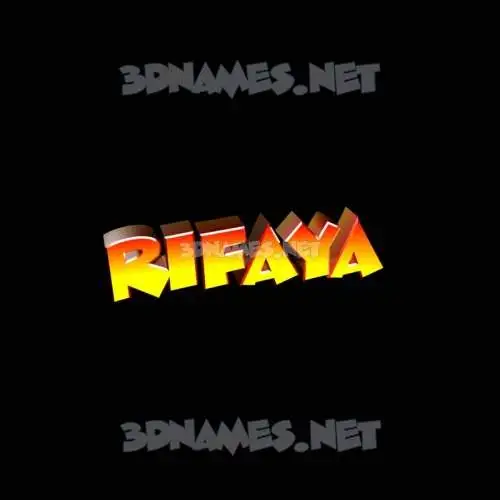 rifaya in Black Background style - 3D name wallpaper rifaya in Black Background style - 3D name wallpaper