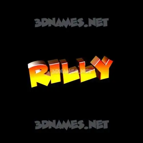rilly in Black Background style - 3D name wallpaper rilly in Black Background style - 3D name wallpaper