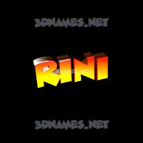 rini in Black Background style - 3D name wallpaper rini in Black Background style - 3D name wallpaper