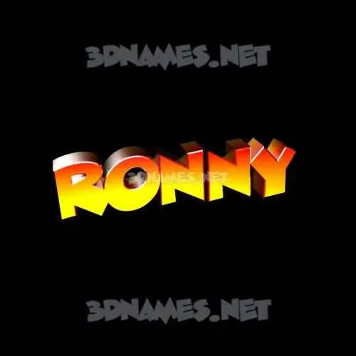 ronny in Black Background style - 3D name wallpaper ronny in Black Background style - 3D name wallpaper