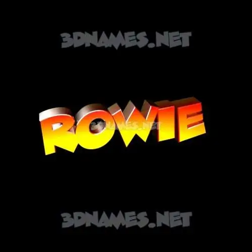 rowie in Black Background style - 3D name wallpaper rowie in Black Background style - 3D name wallpaper