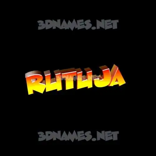 rutuja in Black Background style - 3D name wallpaper rutuja in Black Background style - 3D name wallpaper