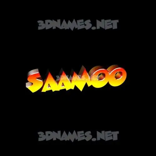 saamoo in Black Background style - 3D name wallpaper saamoo in Black Background style - 3D name wallpaper