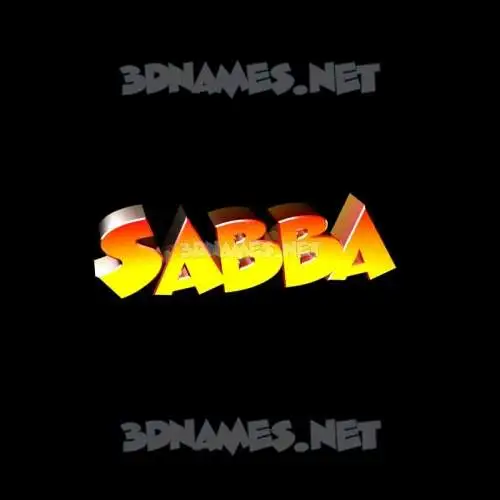 sabba in Black Background style - 3D name wallpaper sabba in Black Background style - 3D name wallpaper