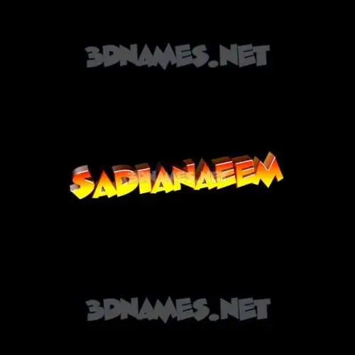 sadianaeem in Black Background style - 3D name wallpaper sadianaeem in Black Background style - 3D name wallpaper