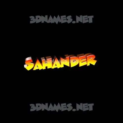 sahander in Black Background style - 3D name wallpaper sahander in Black Background style - 3D name wallpaper