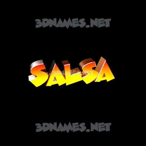 salsa in Black Background style - 3D name wallpaper salsa in Black Background style - 3D name wallpaper