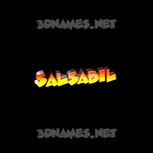 salsabil in Black Background style - 3D name wallpaper salsabil in Black Background style - 3D name wallpaper