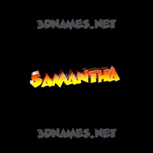 samantha in Black Background style - 3D name wallpaper samantha in Black Background style - 3D name wallpaper
