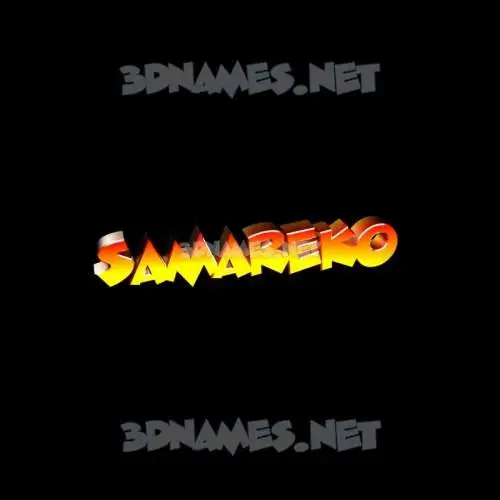 samareko in Black Background style - 3D name wallpaper samareko in Black Background style - 3D name wallpaper