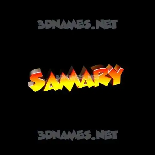 samary in Black Background style - 3D name wallpaper samary in Black Background style - 3D name wallpaper