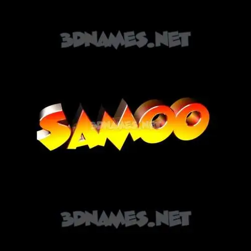 samoo in Black Background style - 3D name wallpaper samoo in Black Background style - 3D name wallpaper