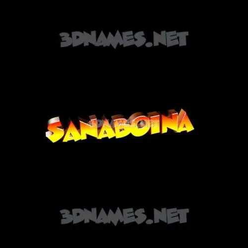 sanaboina in Black Background style - 3D name wallpaper sanaboina in Black Background style - 3D name wallpaper