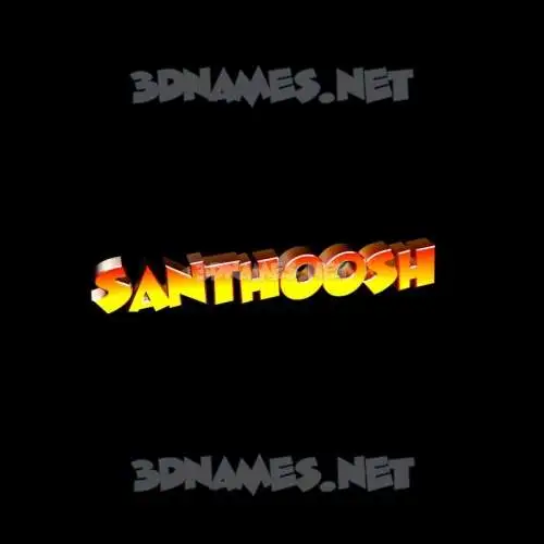 santhoosh in Black Background style - 3D name wallpaper santhoosh in Black Background style - 3D name wallpaper