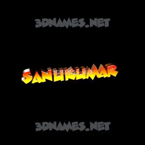 sanukumar in Black Background style - 3D name wallpaper sanukumar in Black Background style - 3D name wallpaper