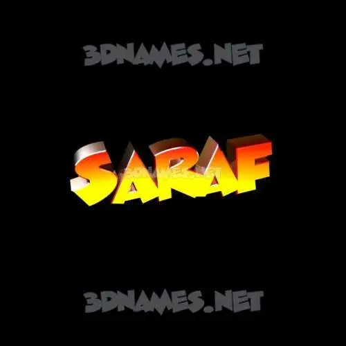 saraf in Black Background style - 3D name wallpaper saraf in Black Background style - 3D name wallpaper