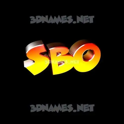 sbo in Black Background style - 3D name wallpaper sbo in Black Background style - 3D name wallpaper