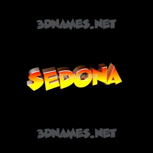 sedona in Black Background style - 3D name wallpaper sedona in Black Background style - 3D name wallpaper