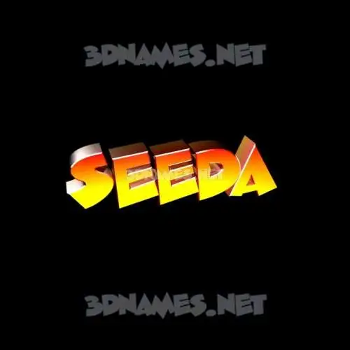 seeda in Black Background style - 3D name wallpaper seeda in Black Background style - 3D name wallpaper