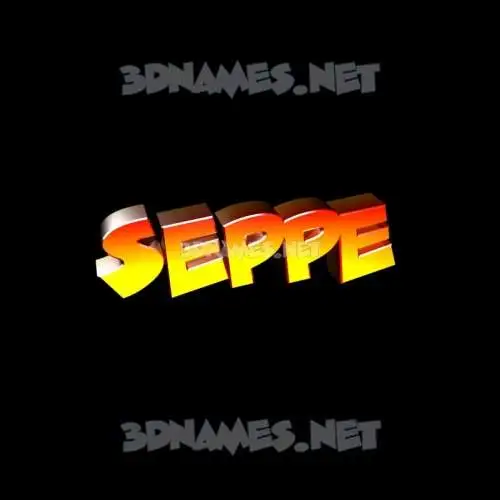 seppe in Black Background style - 3D name wallpaper