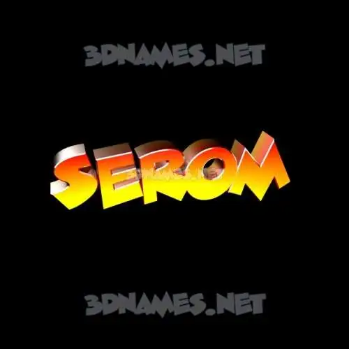 serom in Black Background style - 3D name wallpaper serom in Black Background style - 3D name wallpaper