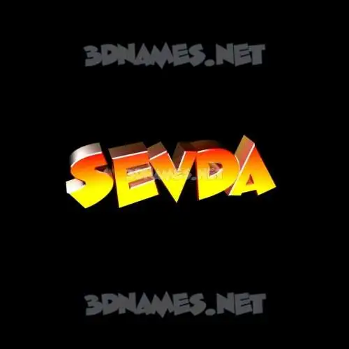 sevda in Black Background style - 3D name wallpaper sevda in Black Background style - 3D name wallpaper