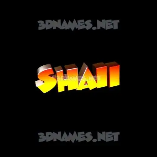 shaii in Black Background style - 3D name wallpaper shaii in Black Background style - 3D name wallpaper