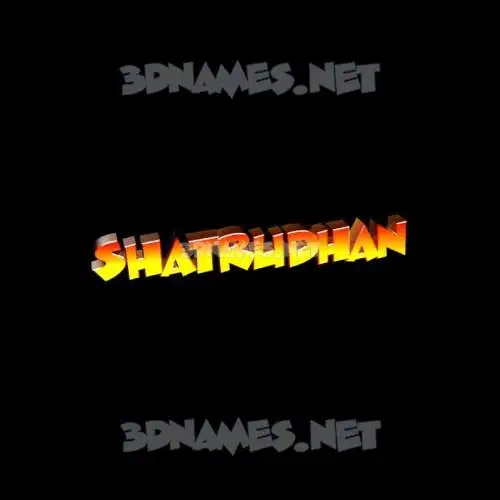 shatrudhan in Black Background style - 3D name wallpaper shatrudhan in Black Background style - 3D name wallpaper